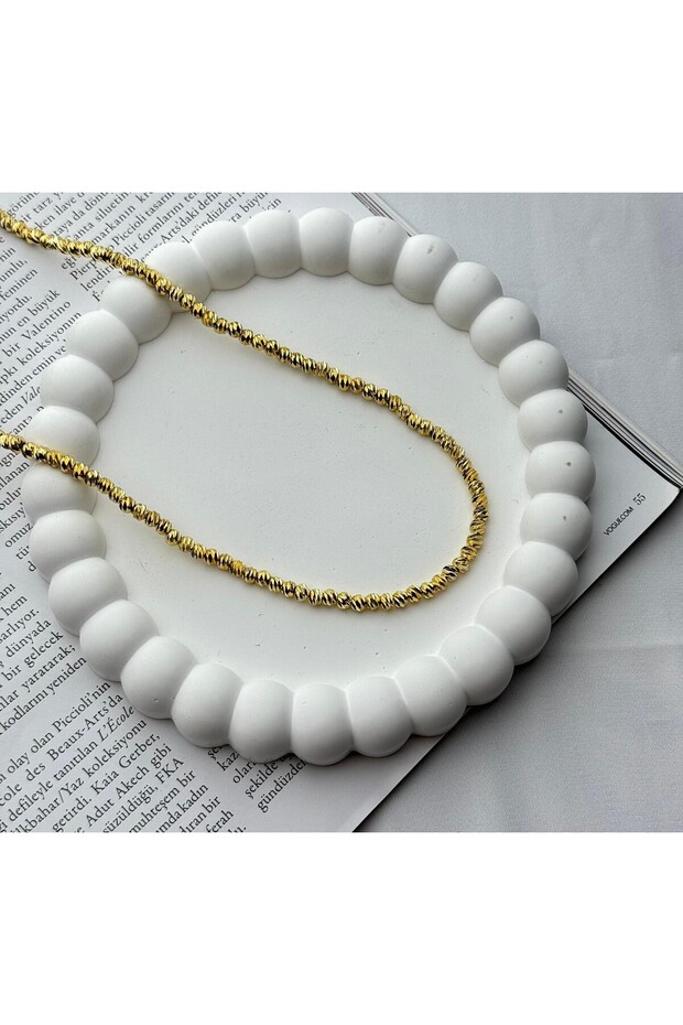 Dorica Stone Steel Anti-Starned Stainless Necklace