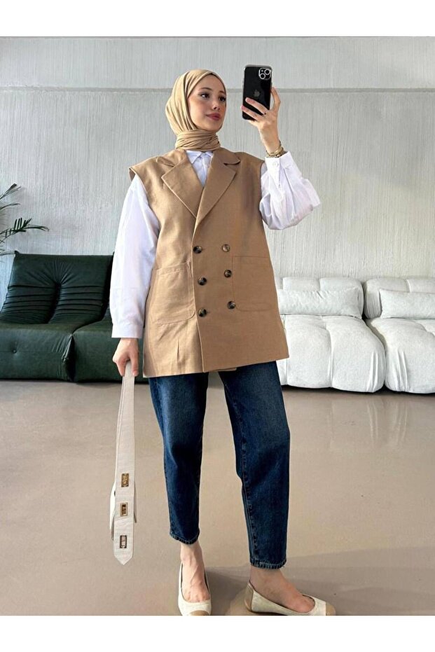 Nova Double Buttoned Vest Tns-4179