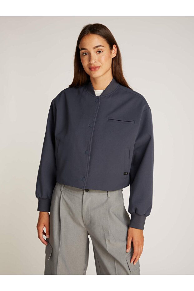 SHORT BOMBER JACKET - 1
