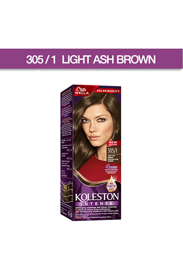 Wella Koleston Hair Dye 50ml Light Ash Brown 305/1