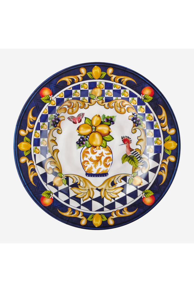 Capri Blue Melamine Plate