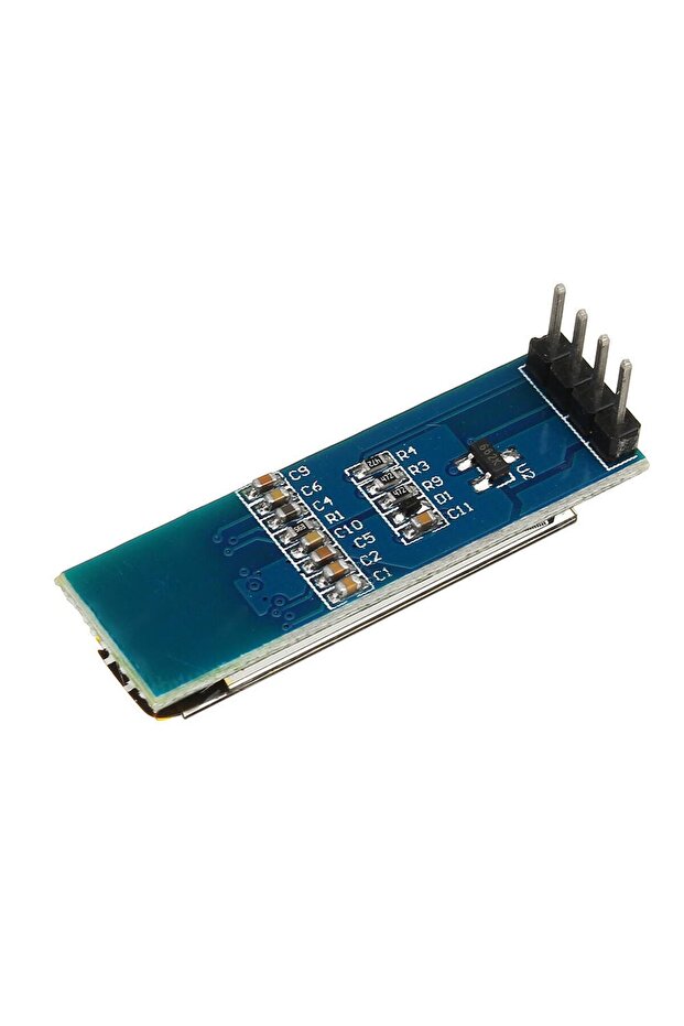 0.91 Inch Oled Ekran I2c 128×32 Ssd1306 – Ince Mini Display Mavi Arduino - 2