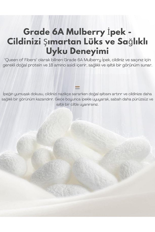 %100 Ipek Yastık Kılıfı (1 Adet) - 4