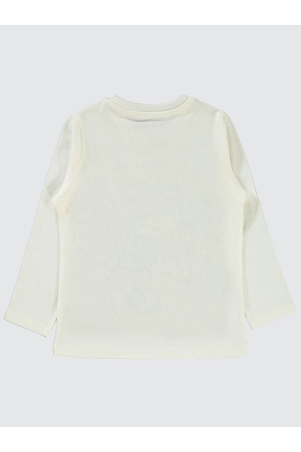 Erkek Çocuk Sweatshirt 2-5 Yaş Ekru - 2