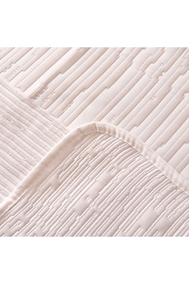 Soft Arven Tek Kişilik Yatak Örtüsü - Beyaz - 180x240 cm - 3