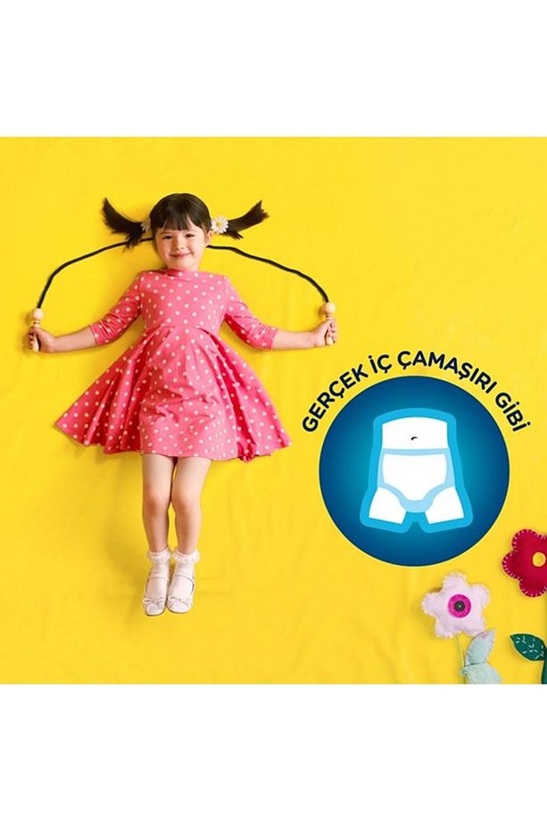 Emici Gece Külodu/külot Bez Kız 4-7 Yaş (27-30KG) Large 10 Adet (ALT ISLATMALARA KARŞI) - 4
