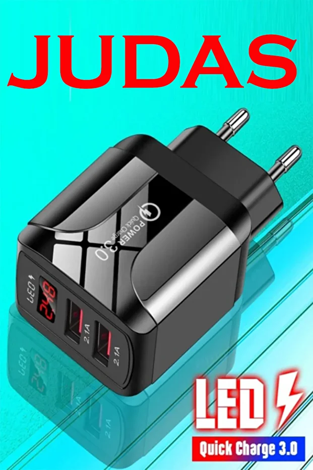 Z2 Led Göstergeli Universal Çoklu Şarj Adaptörü -2 Port - 4