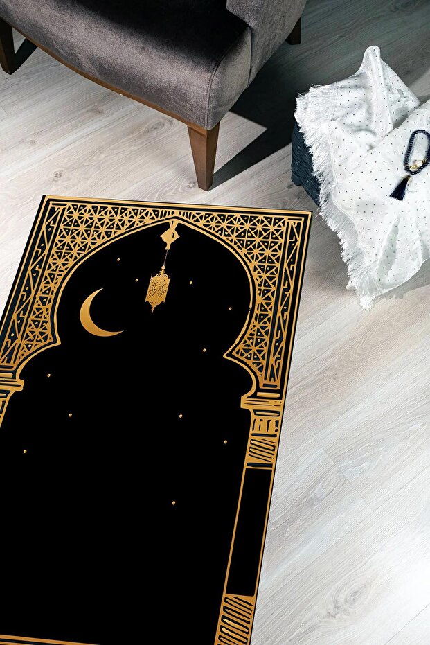 Digital Printed Washable Non-Slip Base Children's Prayer Mat