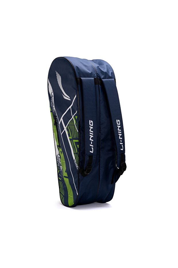 Raider Max Double Zipper Polyester Badminton Kit Bag (BLUE, LARGE)