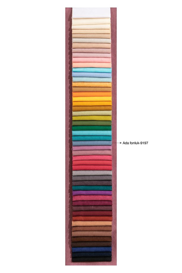 KULLANIMA HAZIR indigo SEYREK PİLELİ 1X2 FON PERDE TEK KANAT 9197 - 5