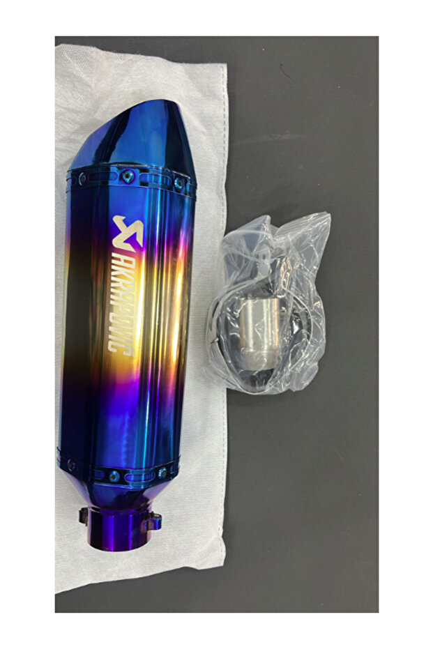 Akrapoviç Egsoz Yanık Mavi - 1