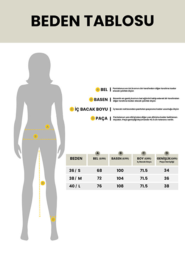 Beli Lastikli Bilek Boy Regular Örme Pantolon - 8