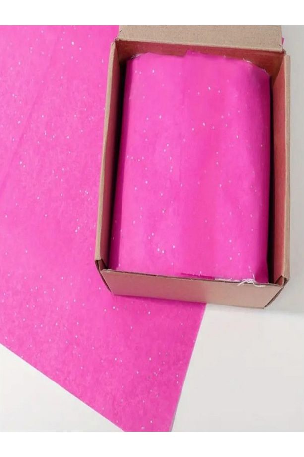 Pembe Simli Pelur Kağıt 35x50 Cm (5 ADET) - 2