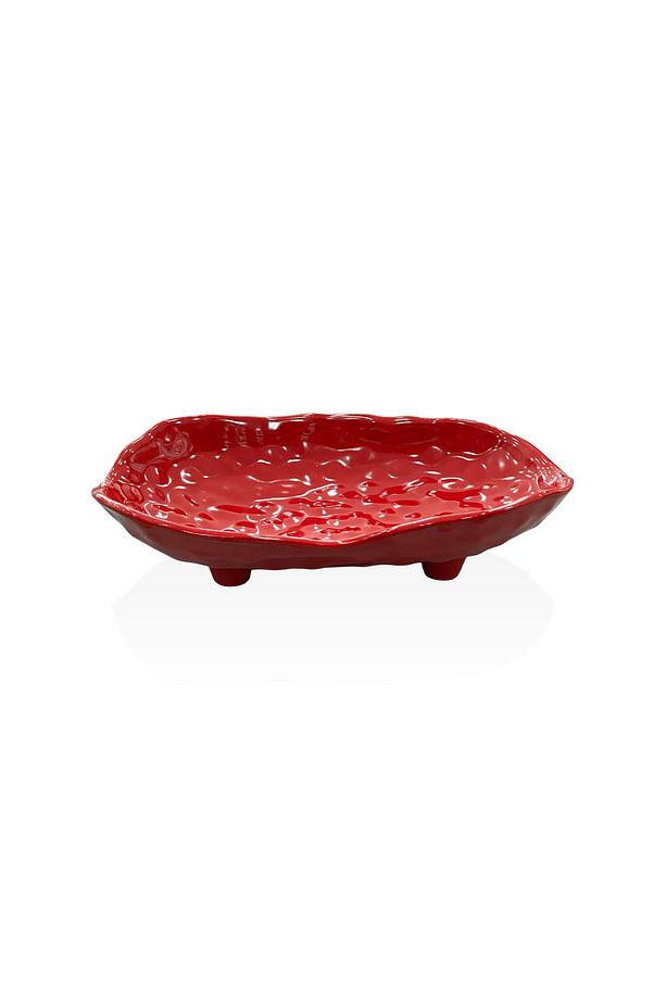 Belen Kayık Tabak - 2’li Set (27X18 CM) - Meyve Tabağı, Sunum Tabağı - 2