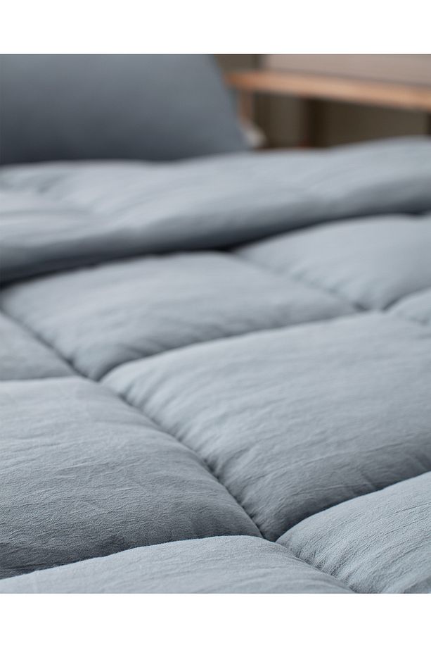 Mona Çift Kişilik Comforter Set - İndigo - 4