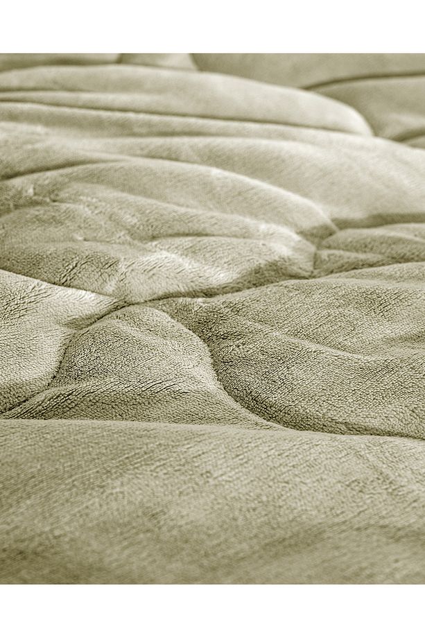 Kaira Çift Kişilik Comforter Set - Haki - 4