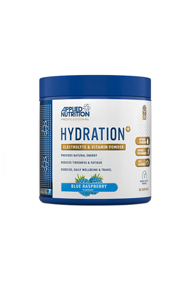Hydration+ Complete Electrolyte & Vitamin, Blue Raspberry, 240 Gm