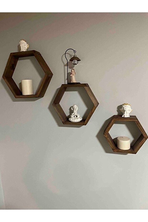 balpeteği altıgen raf - 1