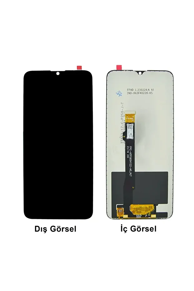 Teknonet General Mobile GM21 Plus Uyumlu Lcd+Dokunmatik - Siyah - 1