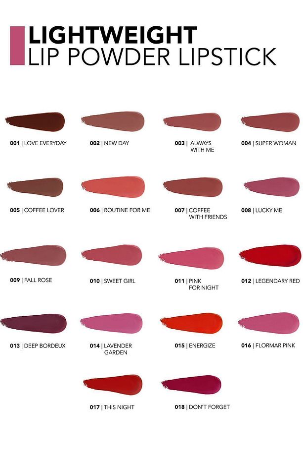 Lightweight Lip Powder Yüksek Pigmentli & Mat Bitişli Ultra Hafif Ruj - 004 - 8