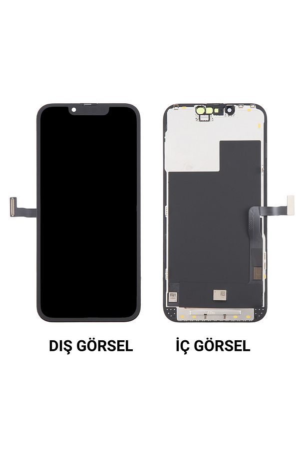 İphone 13 Pro Uyumlu Gx Oled Lcd Dokunmatik Ekran Çıtalı - Siyah - 1