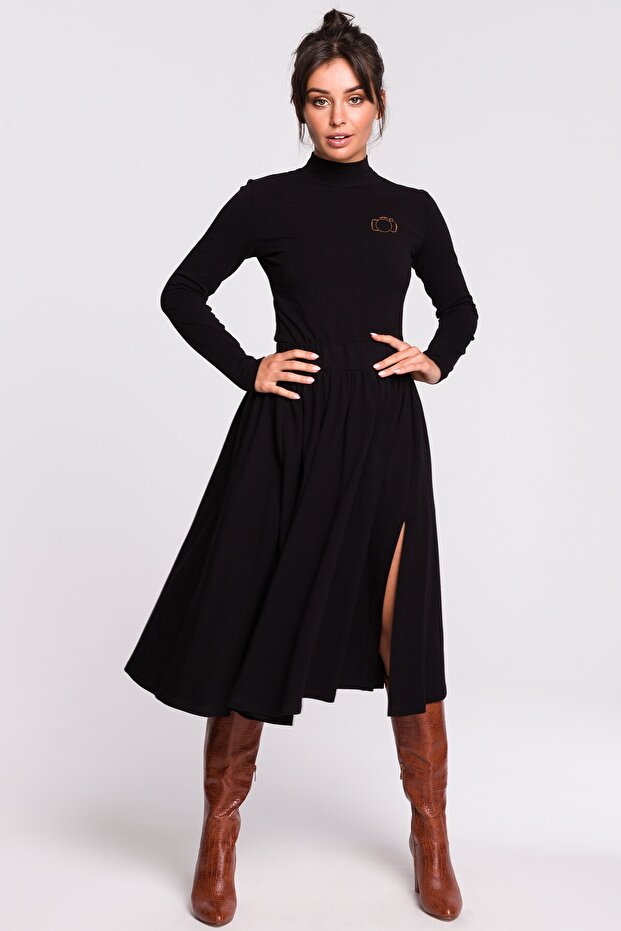 Flared midi skirt - 1