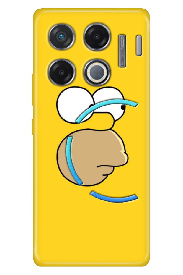 Case for Infinix Gt 20 Pro Case Infinix Pattern Silicone Printed Simpson