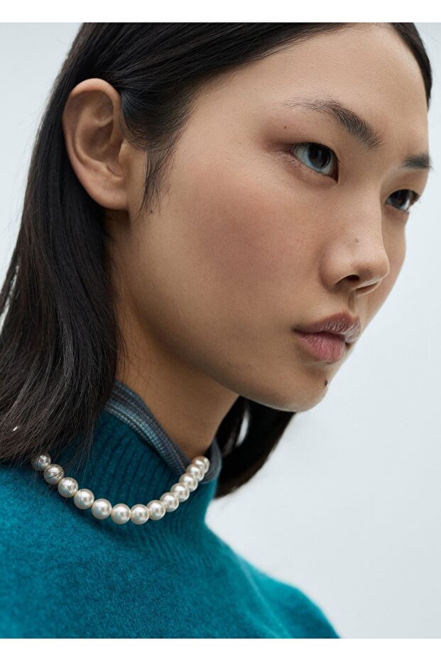 Strickpullover mit Perkins-Kragen - 6