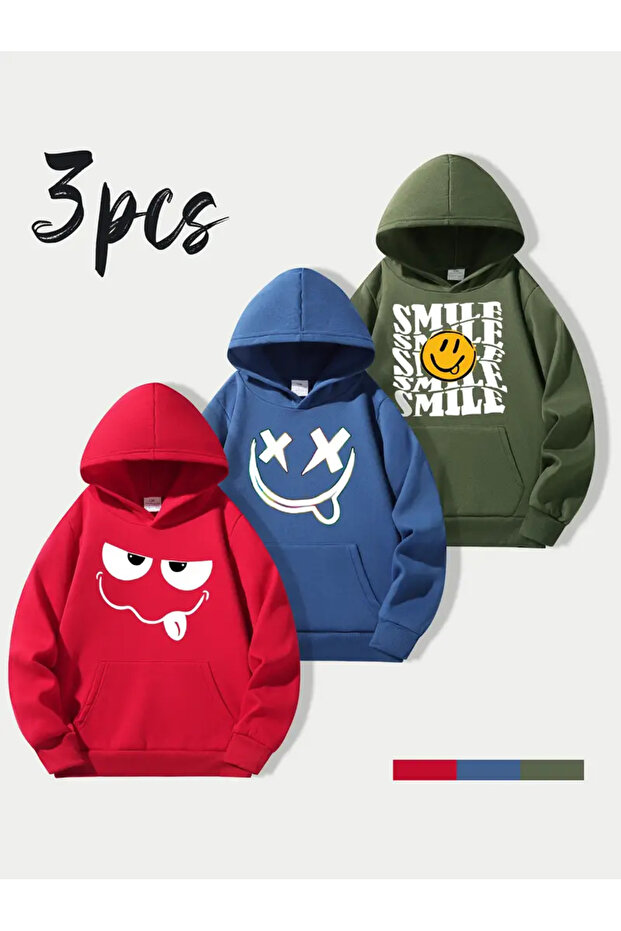 Smile Single Printed Unisex Oversize Tracksuit Set