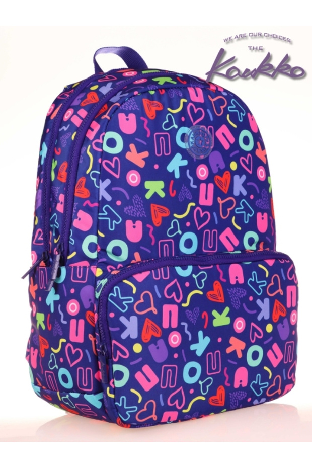 Three Compartment Brocade Model Backpack - 1