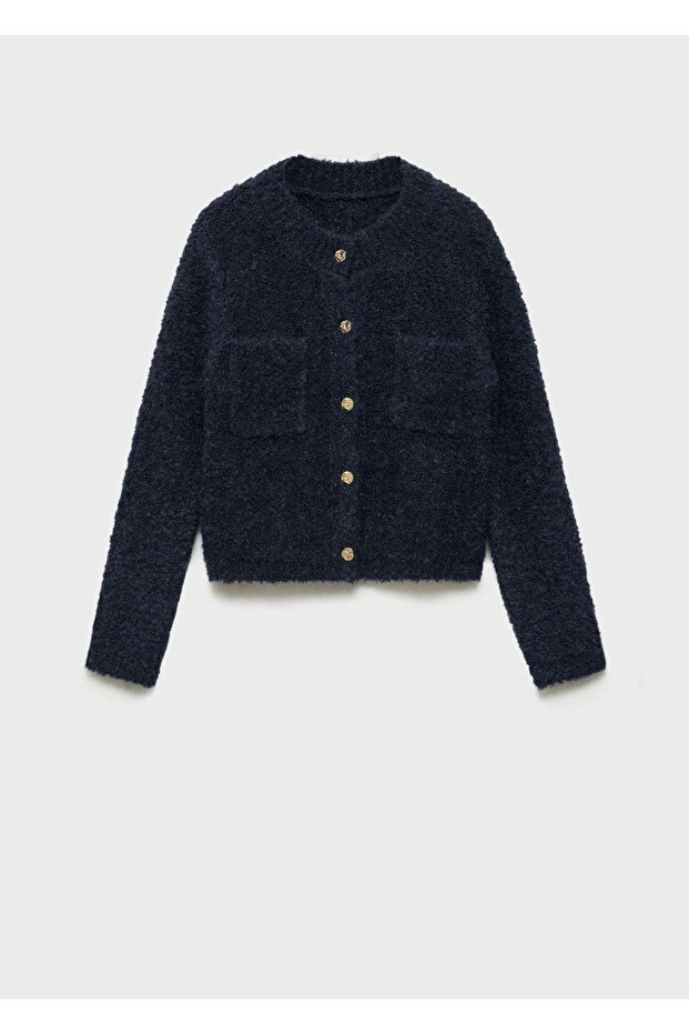 Strass taşlı buklet ceket - 3