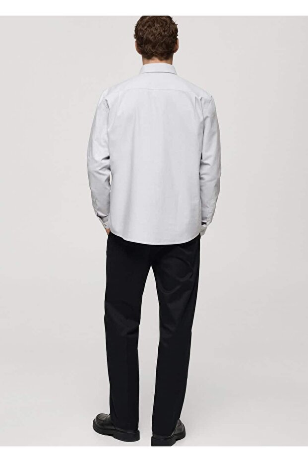 %100 Pamuklu Oxford Gömlek - 4