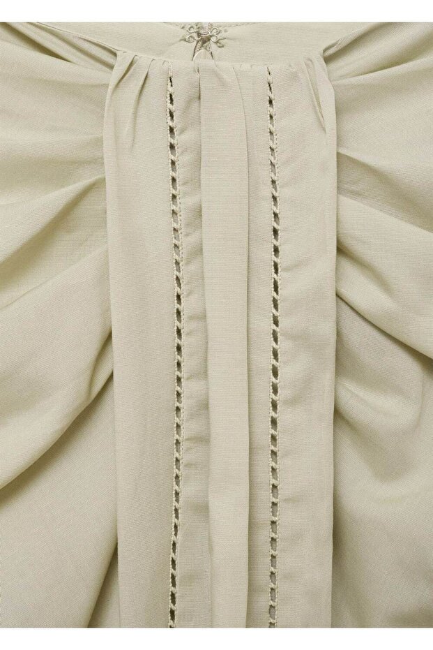 Drapeli midi boy etek - 5