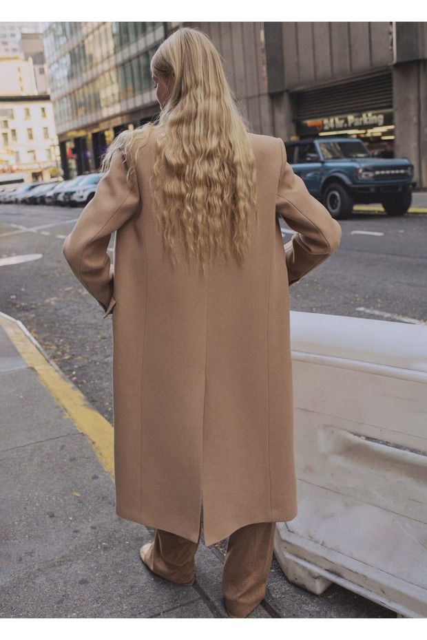 Tailored Wool Coat - 4