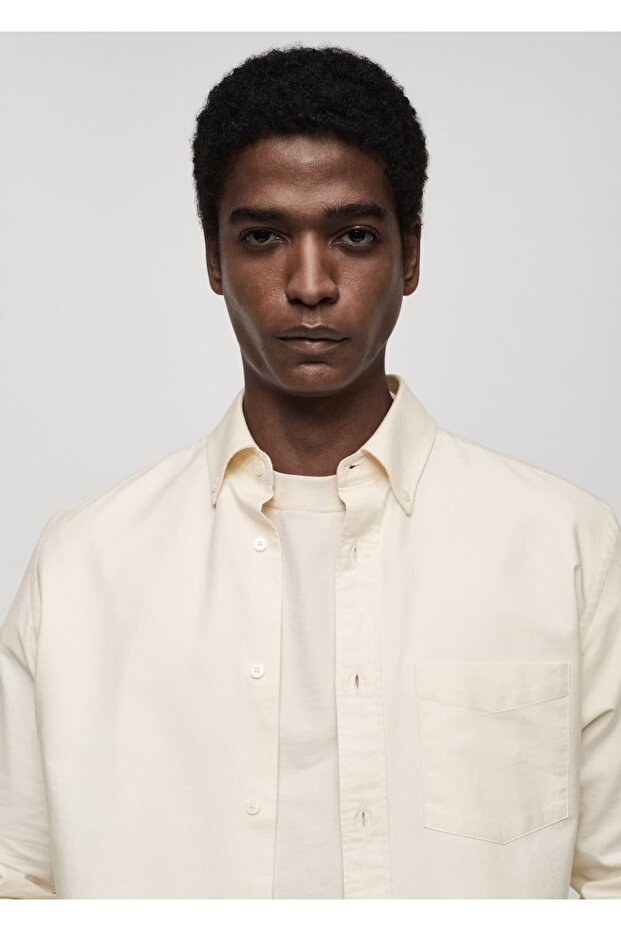 %100 pamuklu Oxford gömlek - 7