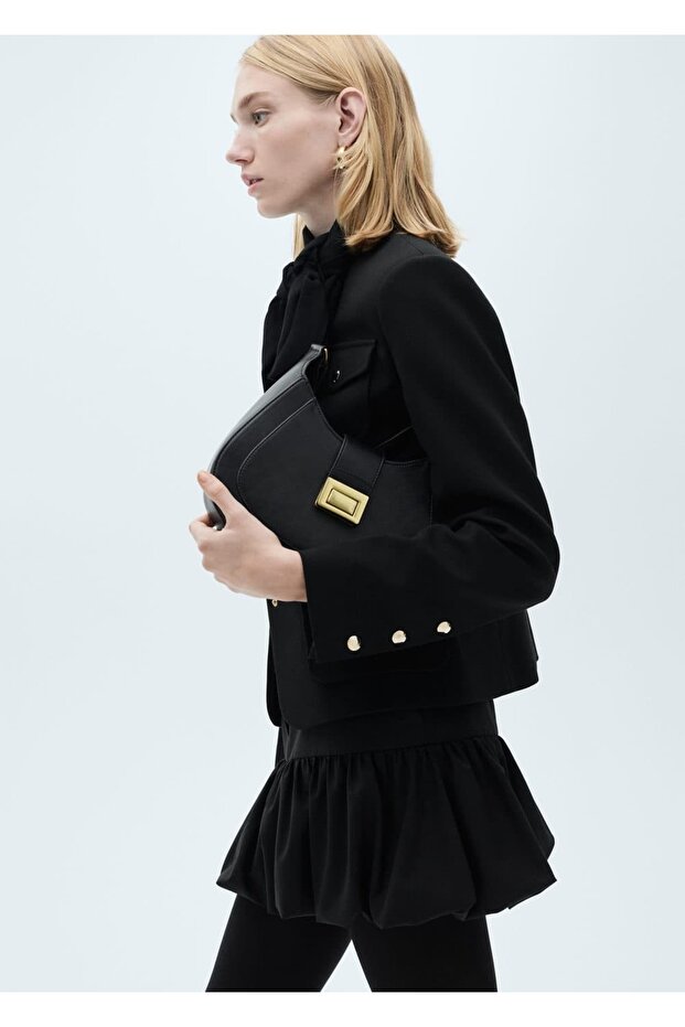 Volanlı balon mini etek - 5