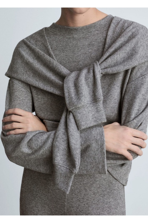 Sweatshirt mit dekorativen Ärmeln - 8