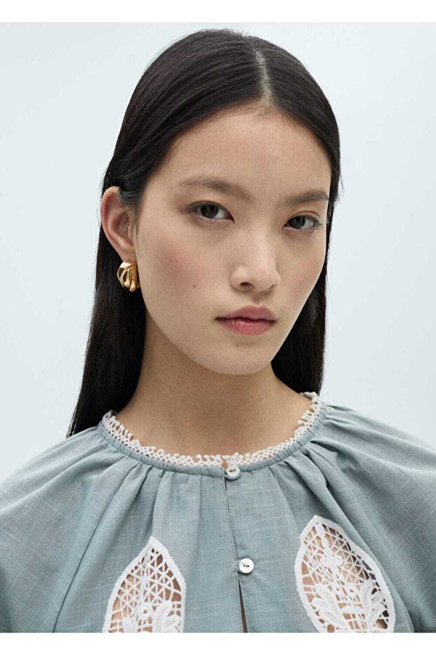 İşleme detaylı bluz - 6