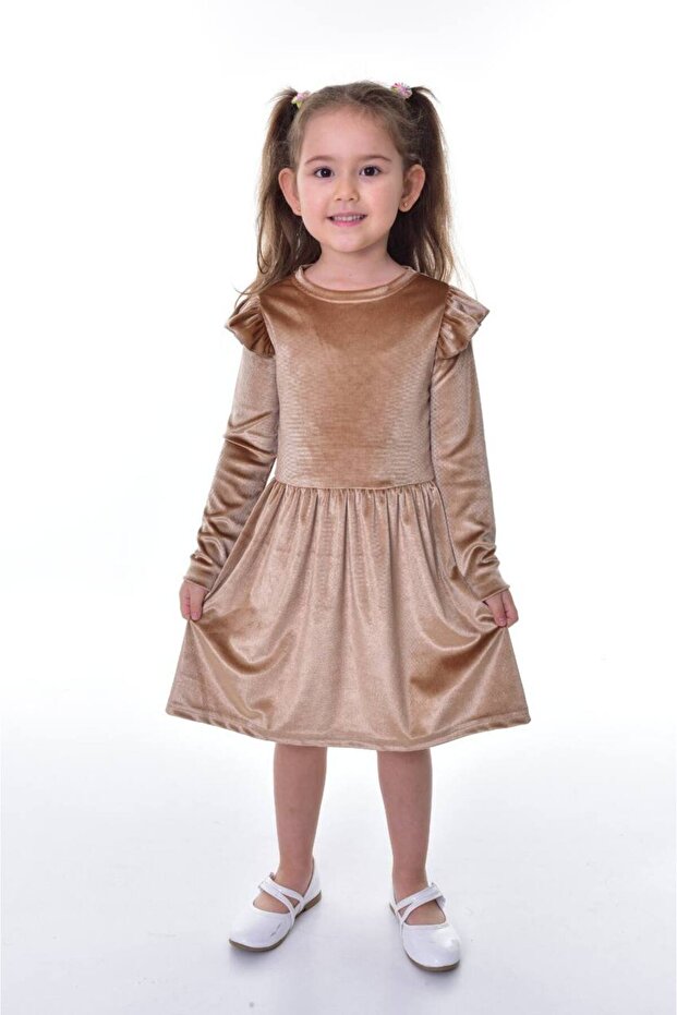 İnce Kadife Elbise - 2