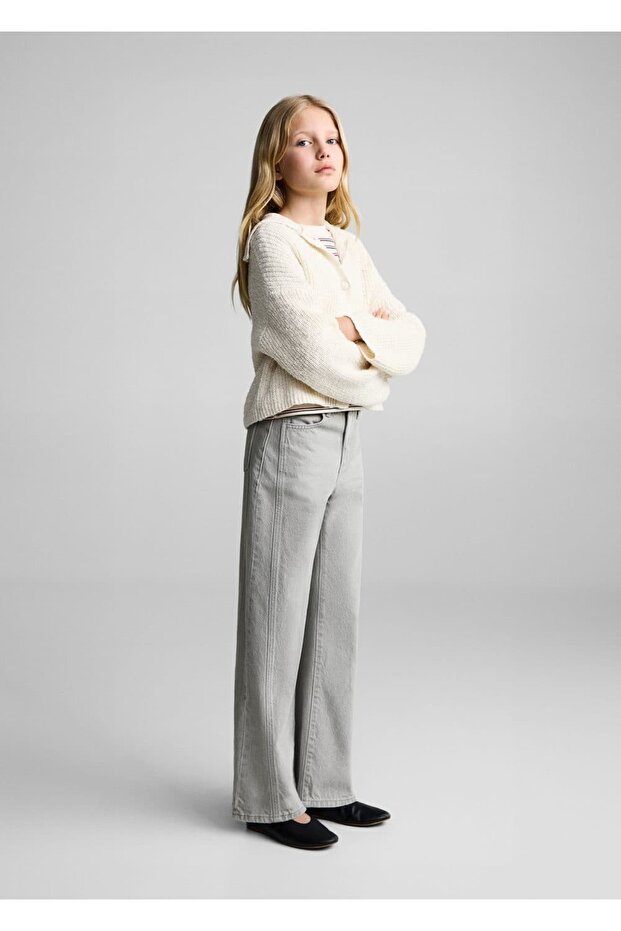 Dekoratif dikişli üst - 7