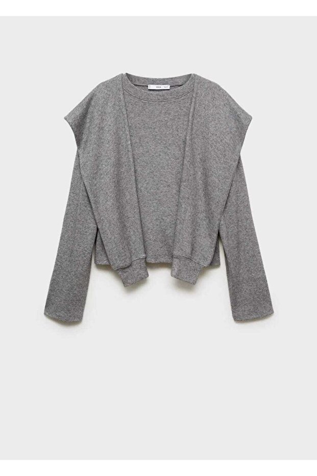 Sweatshirt mit dekorativen Ärmeln - 3
