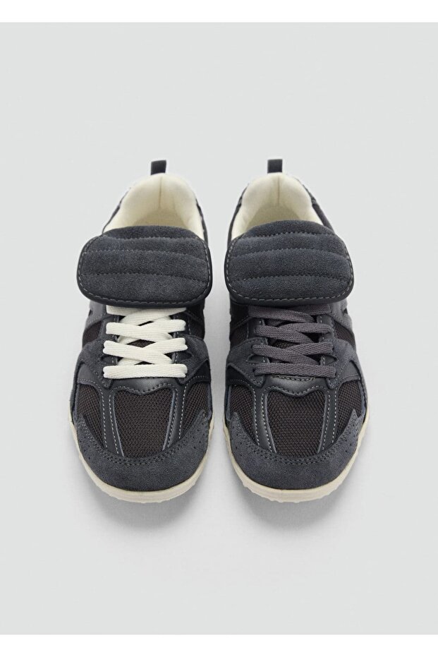 Sneakers mit Ledereinsatz - 4