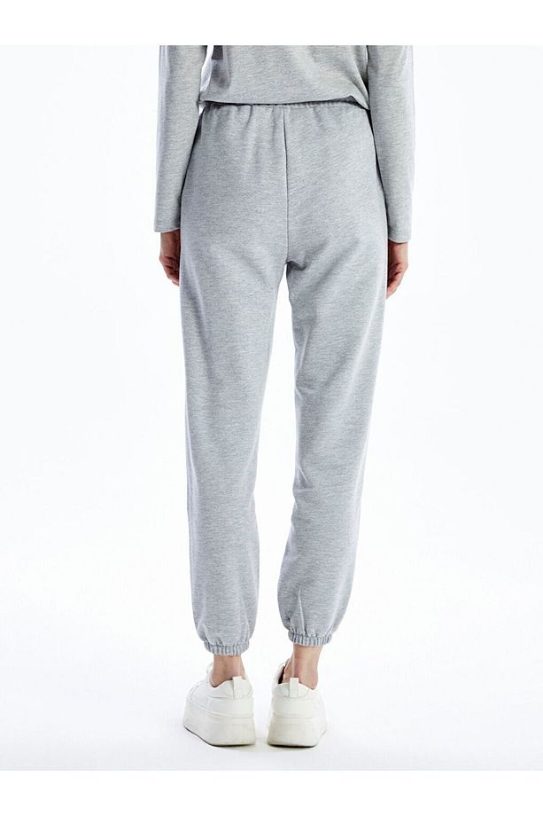 Kadin Beli Lastikli Duz Jogger Esofman Alti - W49208Z8 - 4
