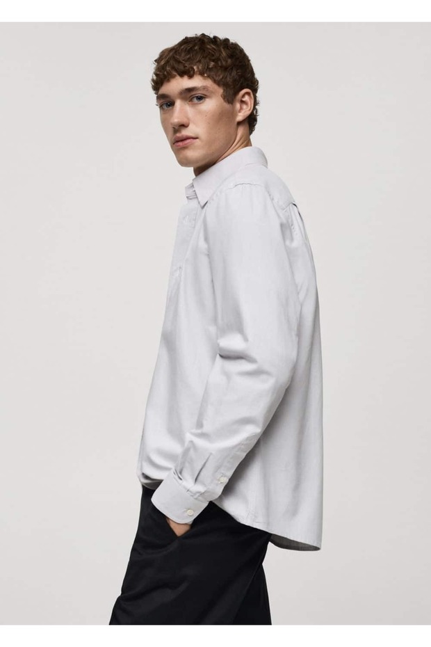 %100 Pamuklu Oxford Gömlek - 6