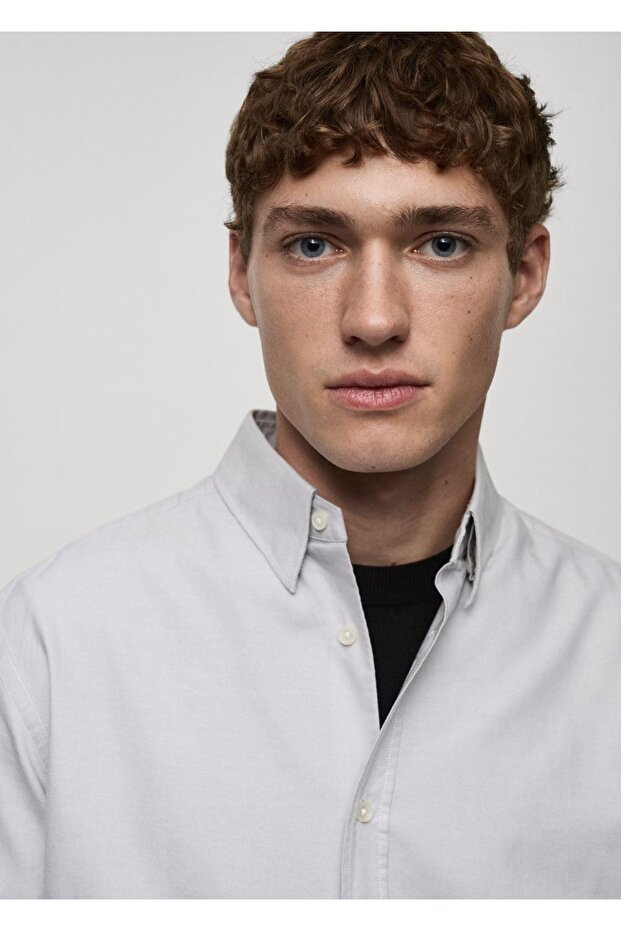 %100 Pamuklu Oxford Gömlek - 7