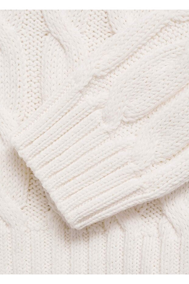 Pullover mit Strickdetail - 7