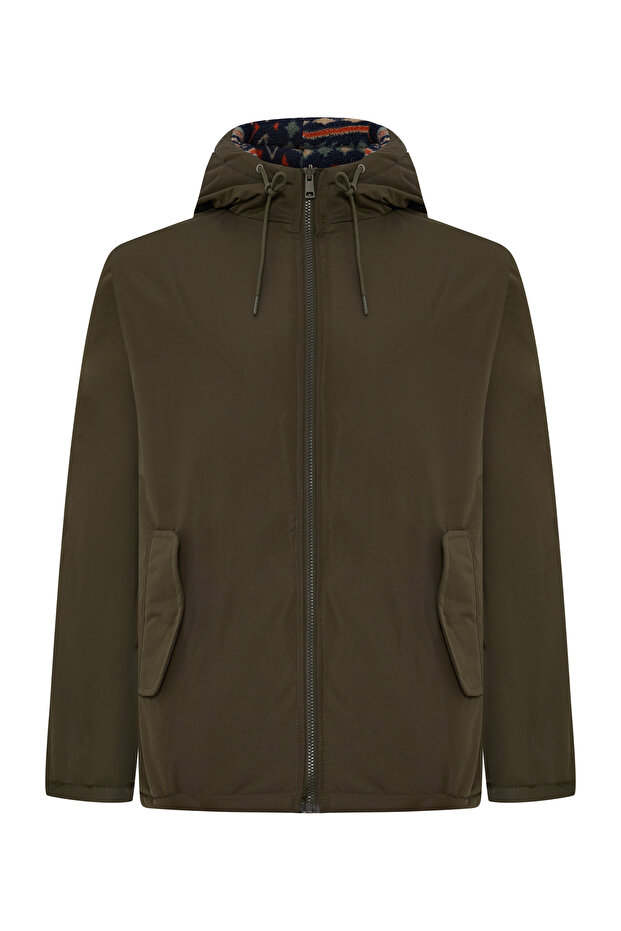 KAPÜŞONLU KALIN MONT - 1