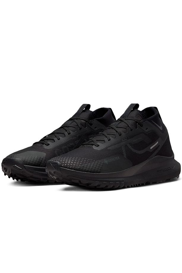React Pegasus Trail 4 Goretex Su Geçirmez Nefes Alan Reflektörlü Yürüyüş Koşu Ayakkabısı Siyah - 3