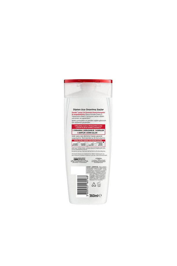 L'Oréal Paris Elseve Komple Onarıcı 5 Yapılandırıcı Bakım Şampuanı 360 Ml - 3
