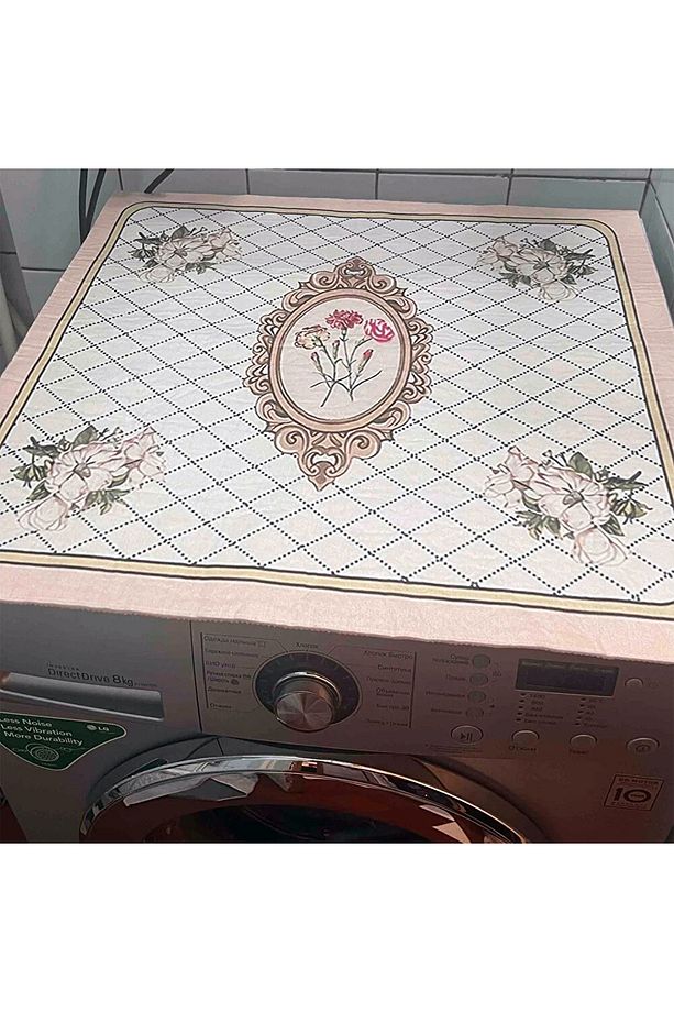 Kurutmalık Çamaşır Makinesi Örtüsü Koruma Matı Sıvı Geçirmez Kaymaz Yıkanabilir - 8